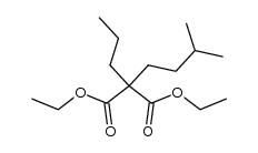 (methyl-3 butyl)-2 propyl-2 malonate de diethyle结构式