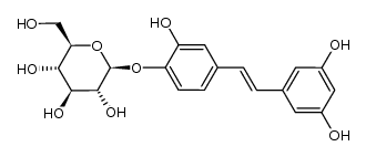 Piceatannol 4'-O-glucoside structure
