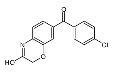 7-(4-chlorobenzoyl)-4H-1,4-benzoxazin-3-one结构式