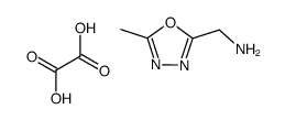 C-(5-Methyl-[1,3,4]oxadiazol-2-yl)-methylamine oxalate结构式