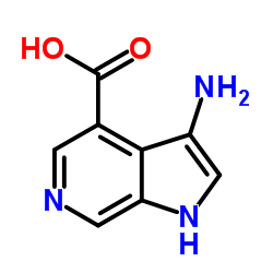 3-Amino-6-azaindole-4-carboxylic acid结构式
