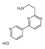 2-(4-pyridin-3-ylpyrimidin-2-yl)ethanamine,hydrochloride Structure