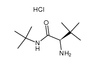 (R)-2-amino-N-(tert-butyl)-3,3-dimethylbutanamide hydrochloride Structure
