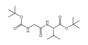 Boc-Gly-Val-OtBu结构式