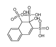 2-hydroxy-1H-naphthalene-1,2,3-trisulfonic acid Structure