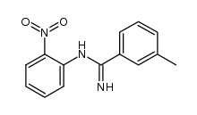 3-methyl-N-(2-nitrophenyl)benzene carboximidamide结构式