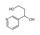 1-pyridin-3-ylpropane-1,3-diol结构式