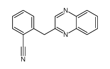 2-(quinoxalin-2-ylmethyl)benzonitrile结构式