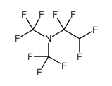 1,1,2,2-tetrafluoro-N,N-bis(trifluoromethyl)ethanamine Structure