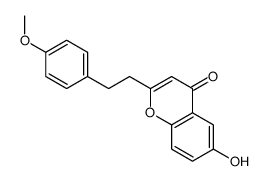 6-hydroxy-2-(2-(4'-methoxyphenyl)ethyl)chromone结构式