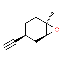 7-Oxabicyclo[4.1.0]heptane, 4-ethynyl-1-methyl-, [1R-(1alpha,4beta,6alpha)]- (9CI) Structure