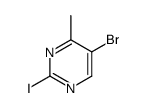 5-Bromo-2-iodo-4-methylpyrimidine Structure