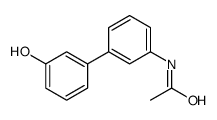 N-[3-(3-hydroxyphenyl)phenyl]acetamide Structure