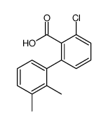 2-chloro-6-(2,3-dimethylphenyl)benzoic acid Structure