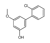 3-(2-chlorophenyl)-5-methoxyphenol结构式