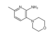 6-methyl-3-morpholin-4-ylpyridin-2-amine结构式