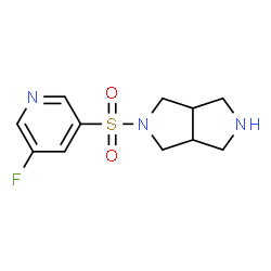 2-(5-fluoropyridin-3-ylsulfonyl)octahydropyrrolo[3,4-c]pyrrole Structure