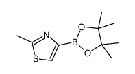 2-甲基噻唑-5-硼酸频哪醇酯结构式