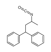 N-(1-methyl-3,3-diphenylpropyl)isocyanate Structure