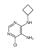 6-Chloro-N4-cyclobutyl-pyrimidine-4,5-diamine structure