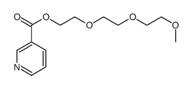2-[2-(2-methoxyethoxy)ethoxy]ethyl pyridine-3-carboxylate结构式
