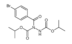 diisopropyl 1-(4-bromobenzoyl)hydrazine-1,2-dicarboxylate结构式