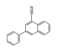 3-phenylnaphthalene-1-carbonitrile结构式