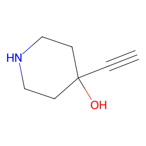 4-Piperidinol, 4-ethynyl- (9CI)结构式
