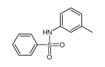 N-(3-methylphenyl)benzenesulfonamide Structure