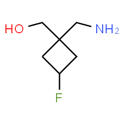 [1-(Aminomethyl)-3-fluorocyclobutyl]methanol Structure