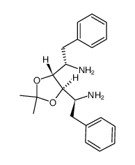 1-[5-(1-amino-2-phenyl-ethyl)-2,2-dimethyl-[1,3]dioxolan-4-yl]-2-phenyl-ethylamine Structure