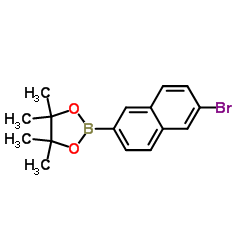 2-(6-Bromonaphthalen-2-yl)-4,4,5,5-tetramethyl-1,3,2-dioxaborolane picture