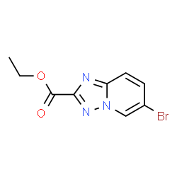 ethyl 6-bromo-[1,2,4]triazolo[1,5-a]pyridine-2-carboxylate Structure