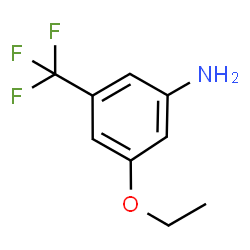 3-Ethoxy-5-(trifluoromethyl)benzenamine Structure