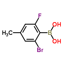 2-Bromo-6-fluoro-4-methylphenylboronic acid picture