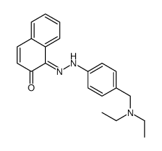 1-[[4-(diethylaminomethyl)phenyl]hydrazinylidene]naphthalen-2-one结构式