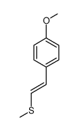 trans-1-methoxy-4-(2-methylsulfanylvinyl)benzene结构式