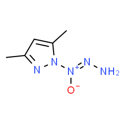 1H-Pyrazole,3,5-dimethyl-1-(1-oxido-1-triazenyl)- (9CI) Structure