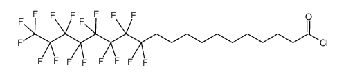11-(perfluorooctyl)undecanoyl chloride Structure