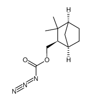 ((1R,2R,4S)-3,3-dimethylbicyclo[2.2.1]heptan-2-yl)methyl carbonazidate结构式