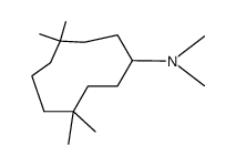 4,4,8,8-Tetramethyl-cyclodecyl-dimethylamin结构式