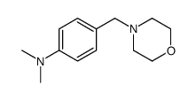 N,N-dimethyl-4-(morpholin-4-ylmethyl)aniline结构式