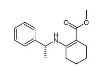 2-((R)-1-Phenyl-ethylamino)-cyclohex-1-enecarboxylic acid methyl ester Structure