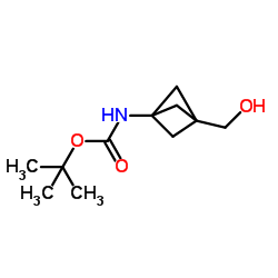 3-(Boc-氨基)-双环[1.1.1]戊烷-1-甲醇结构式