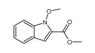 methyl 1-methoxy-1H-indole-2-carboxylate结构式