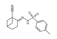 2-Oxobicyclo[3.1.1]heptane-1-carbonitrile p-tolylsulfonylhydrazone Structure