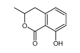8-hydroxy-3-methyl-isochroman-1-one结构式
