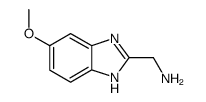 (9ci)-5-甲氧基-1H-苯并咪唑-2-甲胺结构式