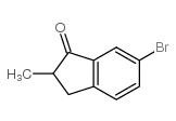 6-Bromo-2-methyl-1-indanone structure