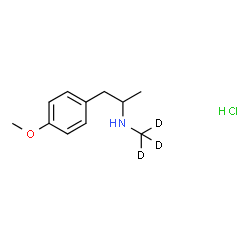 para-Methoxymethamphetamine-d3 (hydrochloride) structure